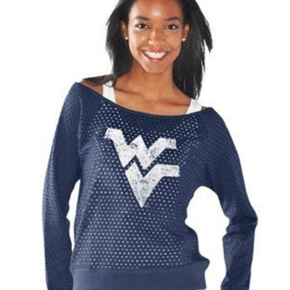 WV Mountaineers Holey Longsleeve top by G-III 4Her